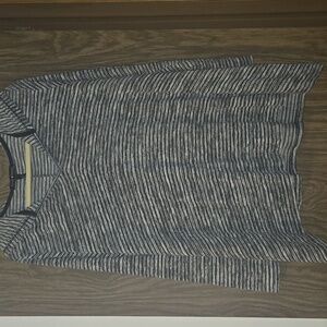 Derek Heart Black and White Striped Long Sleeve Top